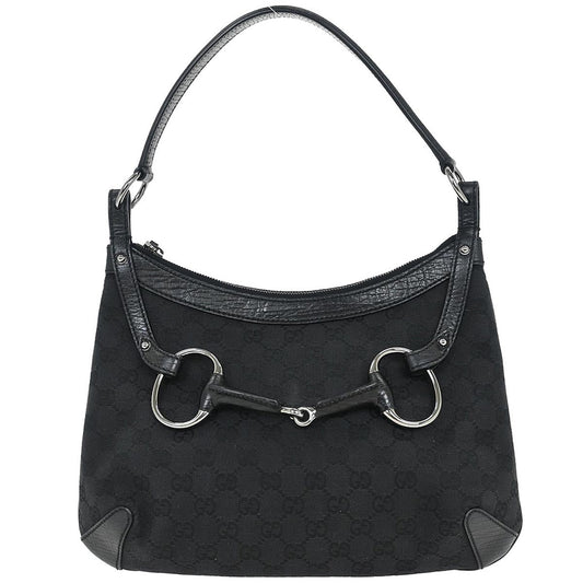 Gucci Black Horsebit Handbag