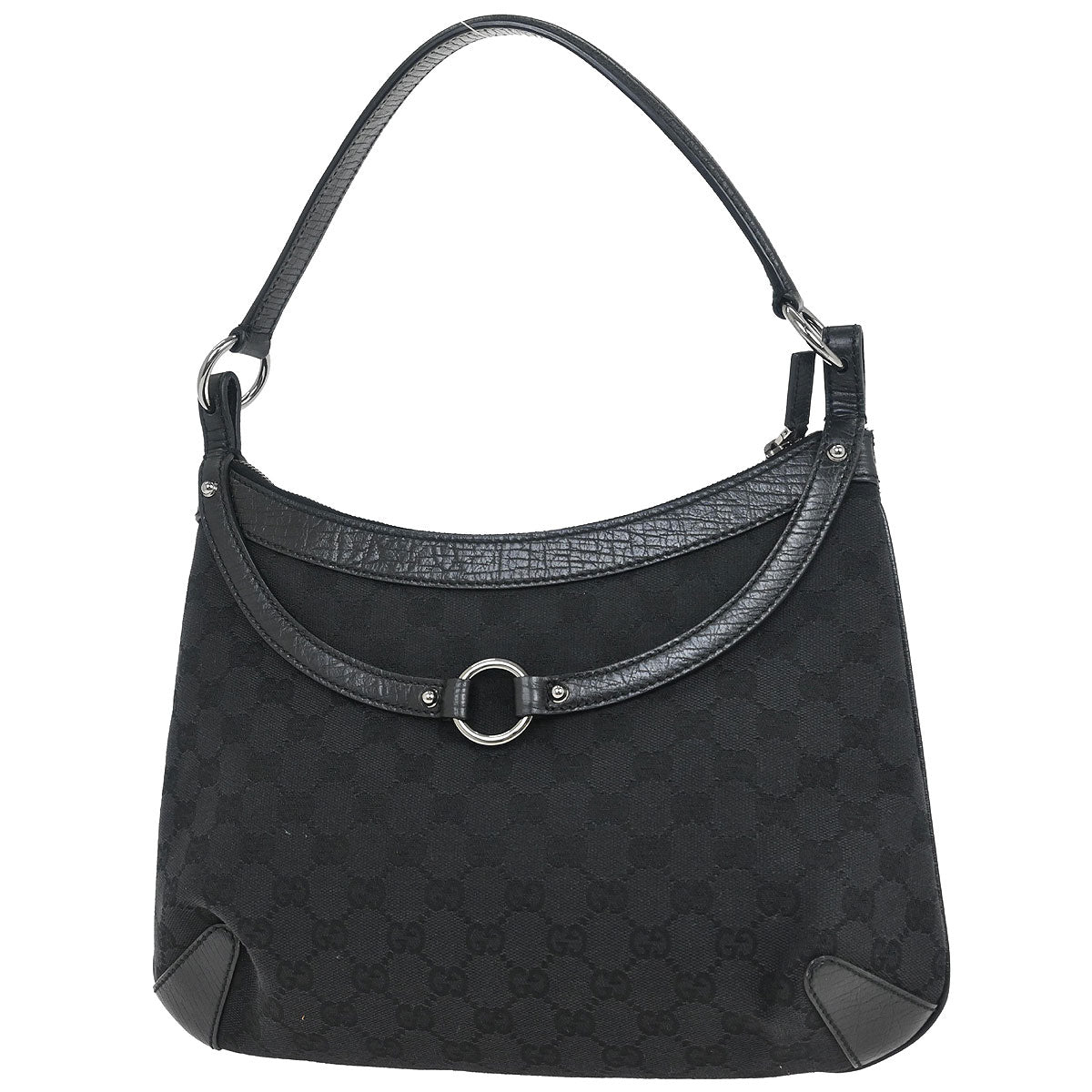 Gucci Black Horsebit Handbag