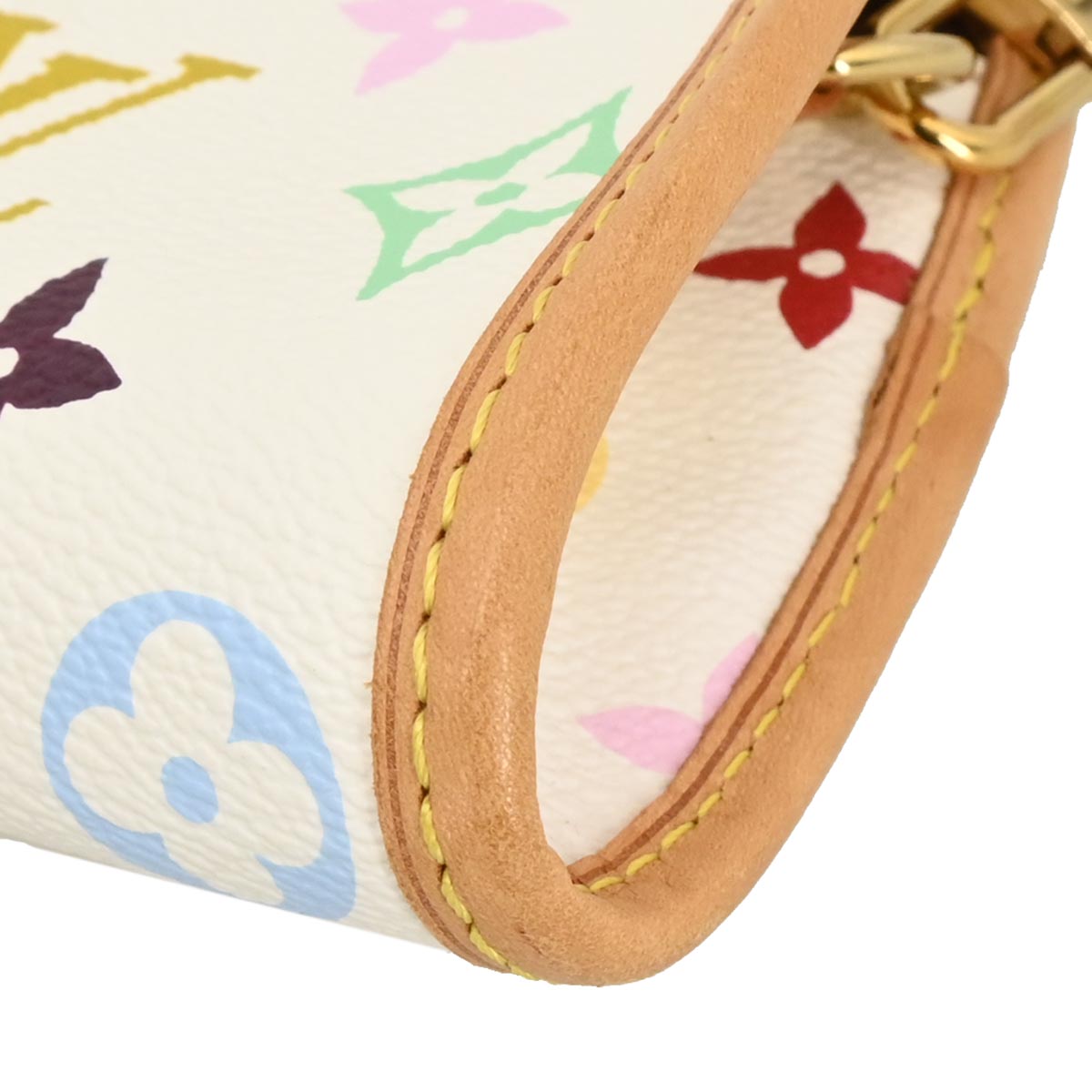 Louis Vuitton White Multicolor Shirley Shoulder Bag M40049