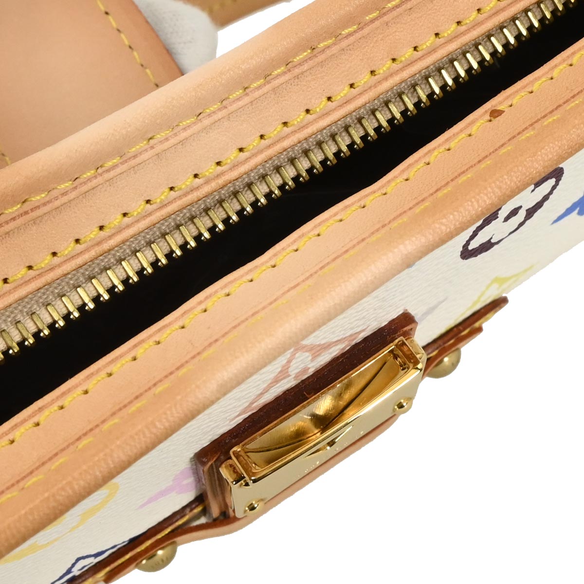Louis Vuitton White Multicolor Shirley Shoulder Bag M40049