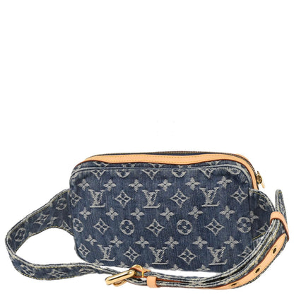 Louis Vuitton Blue Monogram Denim Bum Bag Waist Pouch M95347