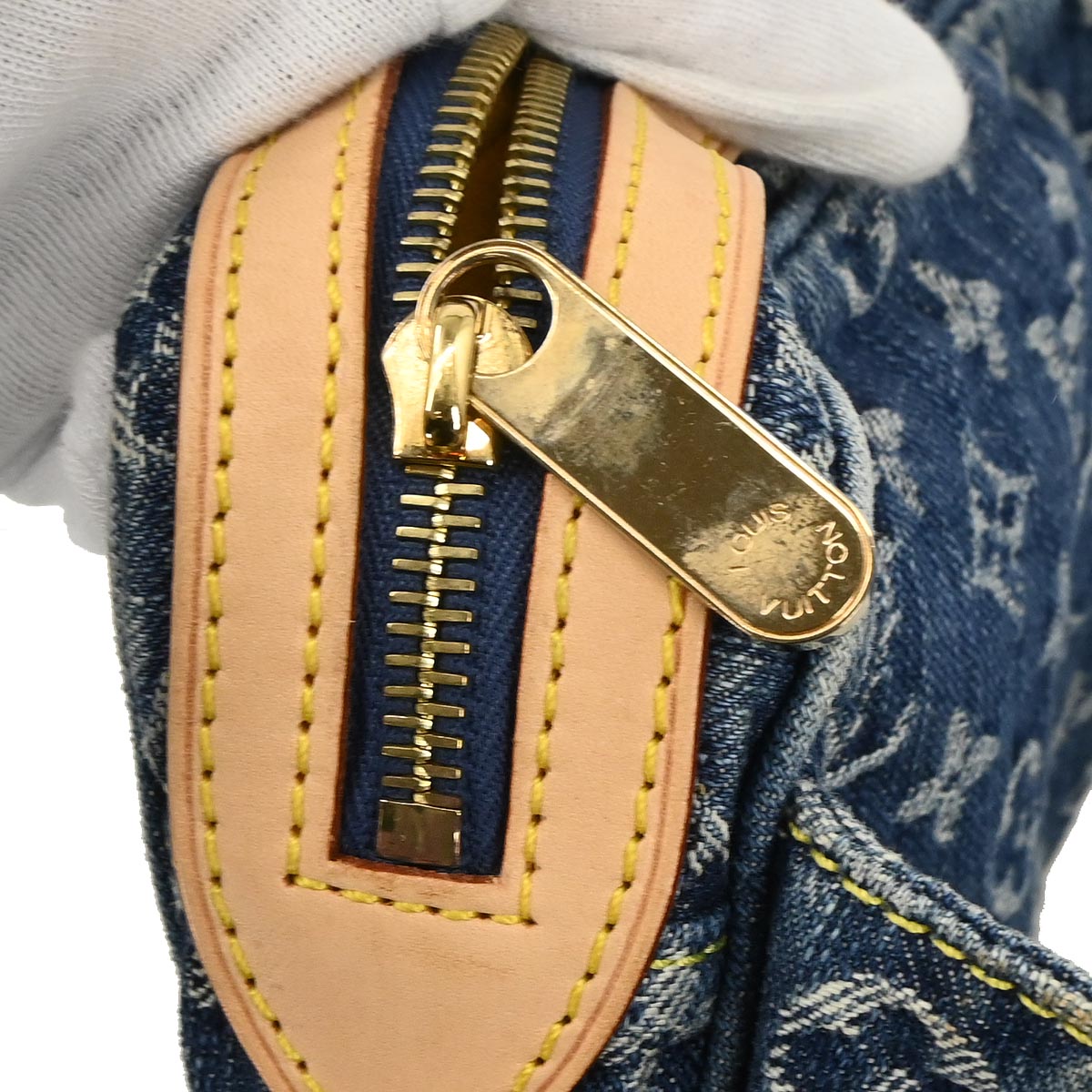 Louis Vuitton Blue Monogram Denim Bum Bag Waist Pouch M95347