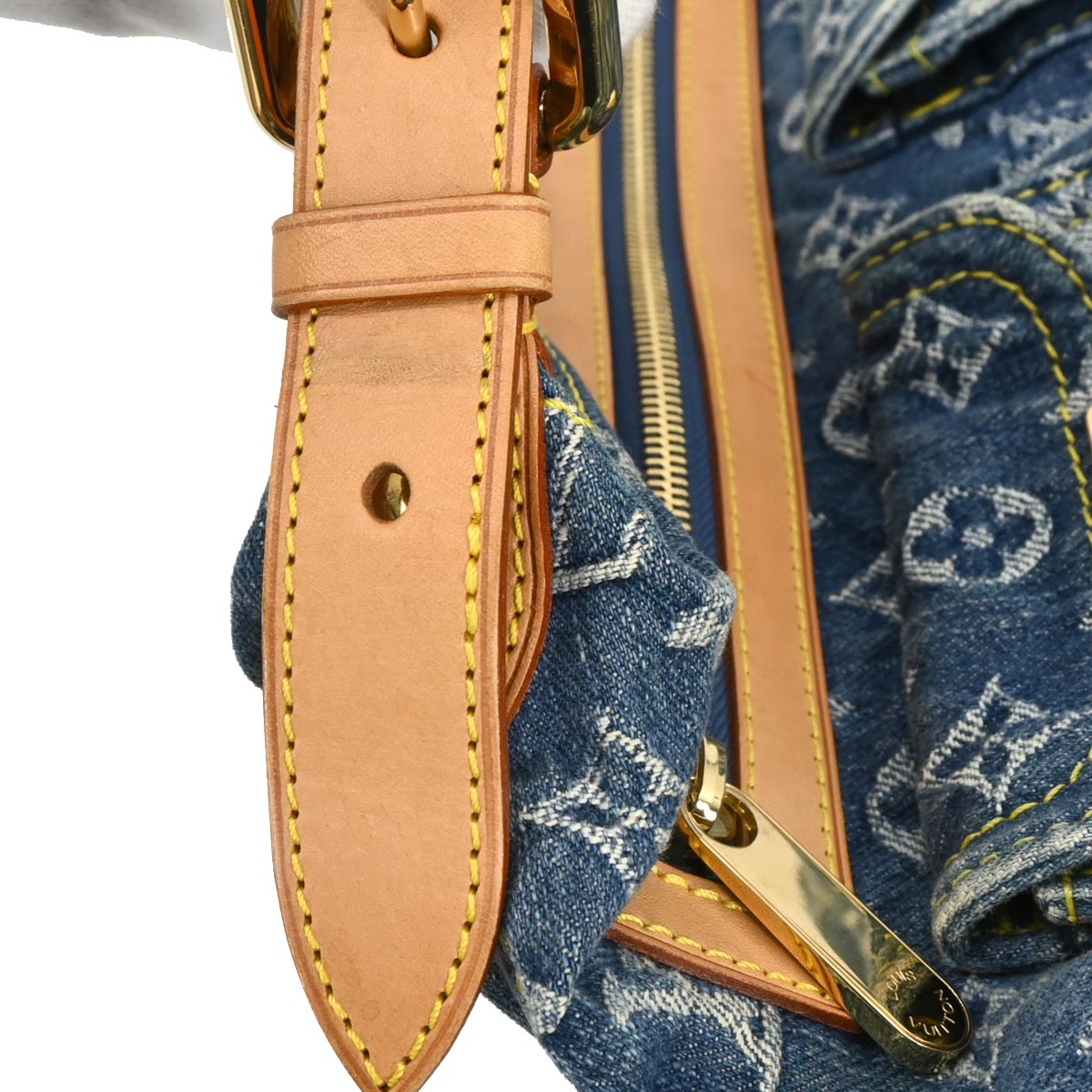 Louis Vuitton Blue Monogram Denim Baggy PM Shoulder Bag M95049
