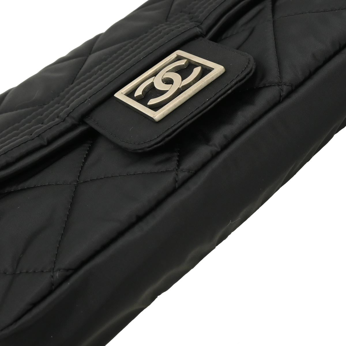 Chanel 2005-2006 Black Nylon Sport Line Waist Bum Bag