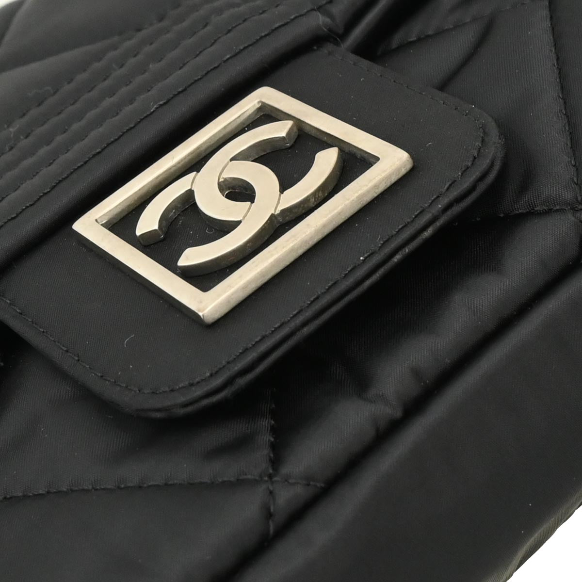 Chanel 2005-2006 Black Nylon Sport Line Waist Bum Bag