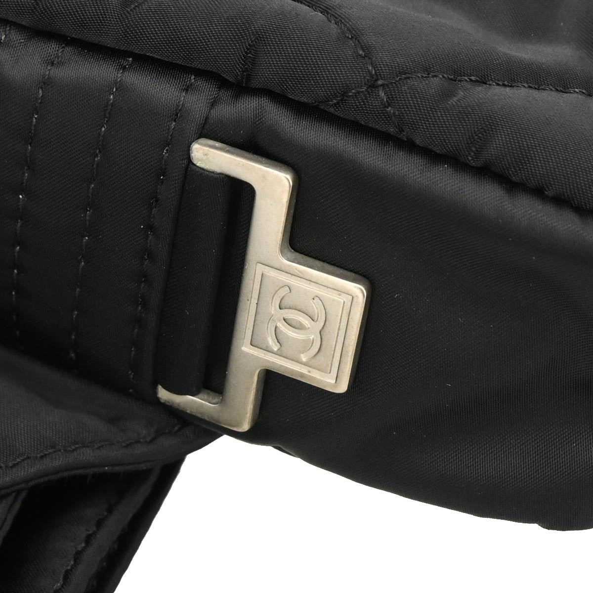 Chanel 2005-2006 Black Nylon Sport Line Waist Bum Bag