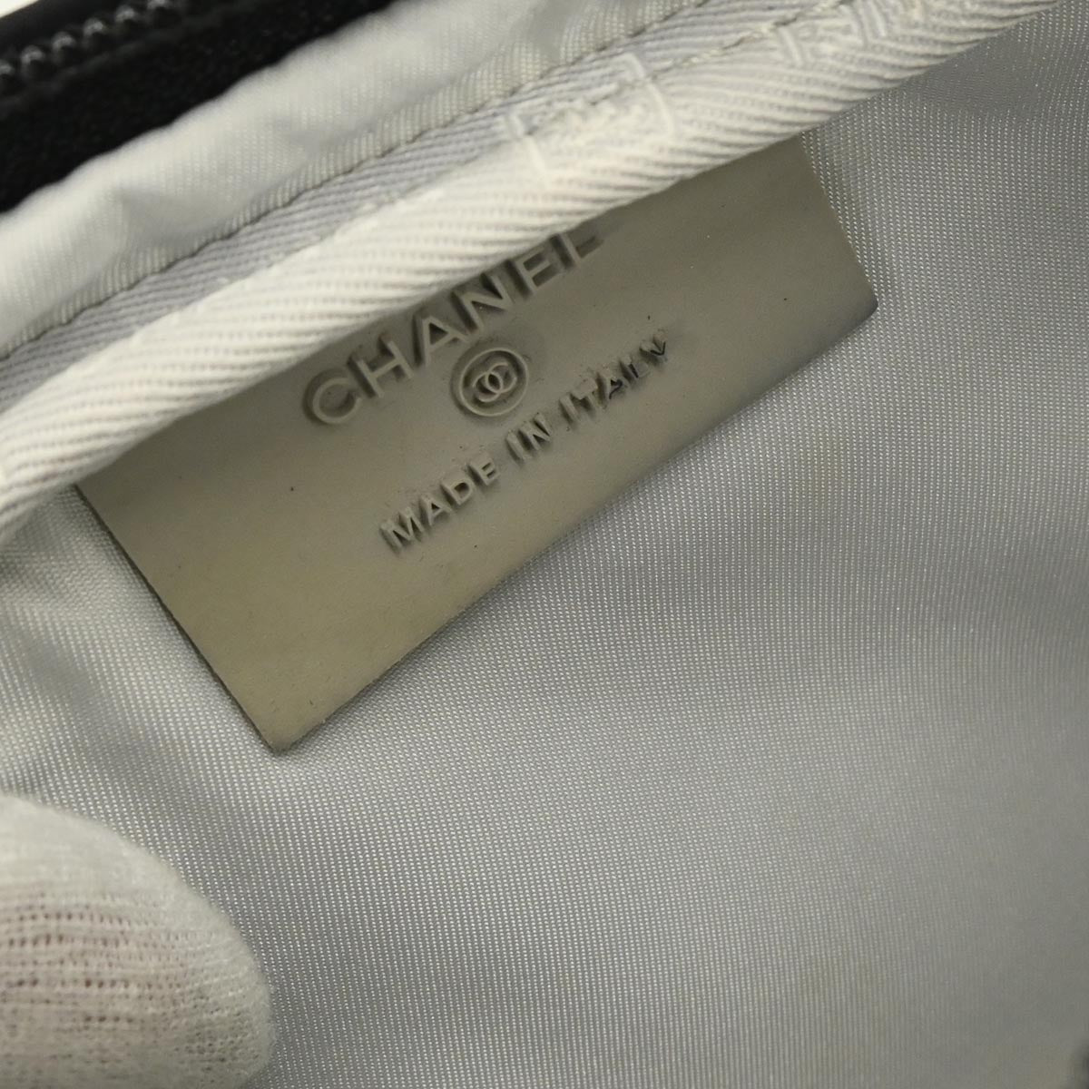 Chanel 2005-2006 Black Nylon Sport Line Waist Bum Bag