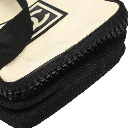 Chanel 2003-2004 White Nylon New Travel Sport Line Shoulder Bag