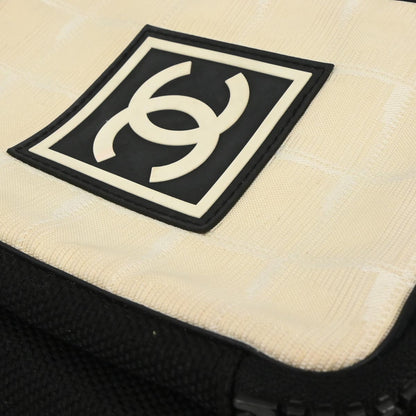 Chanel 2003-2004 White Nylon New Travel Sport Line Shoulder Bag