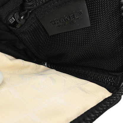 Chanel 2003-2004 White Nylon New Travel Sport Line Shoulder Bag