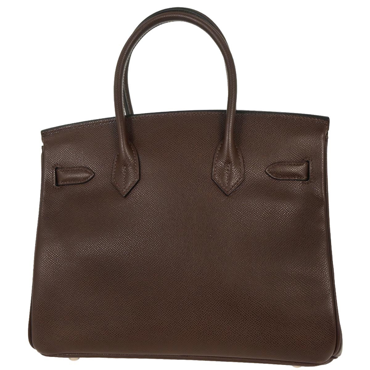 Hermes Chocolat Epsom Birkin 30 Handbag