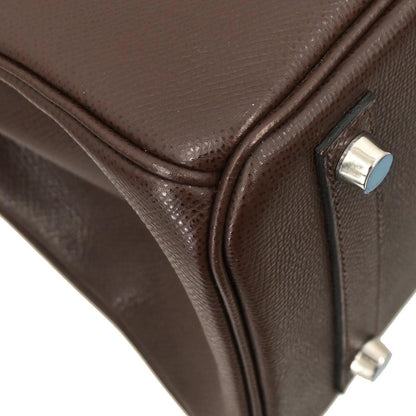 Hermes Chocolat Epsom Birkin 30 Handbag