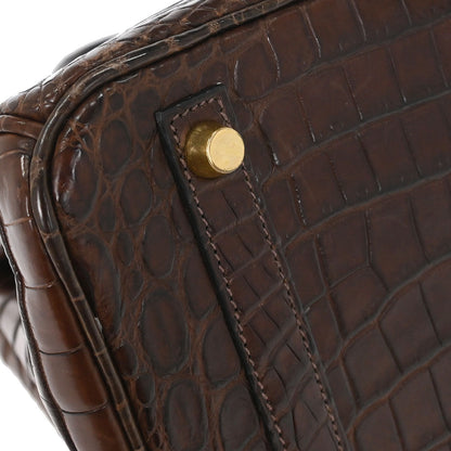 Hermes * Havane Niloticus Birkin 30 Handbag