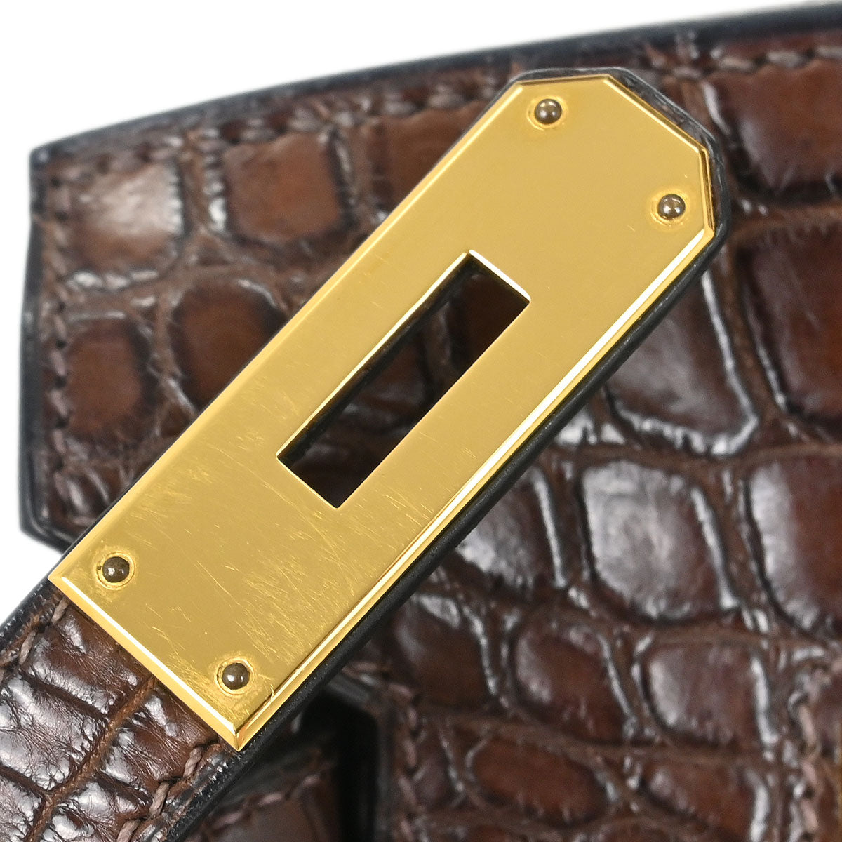 Hermes * Havane Niloticus Birkin 30 Handbag