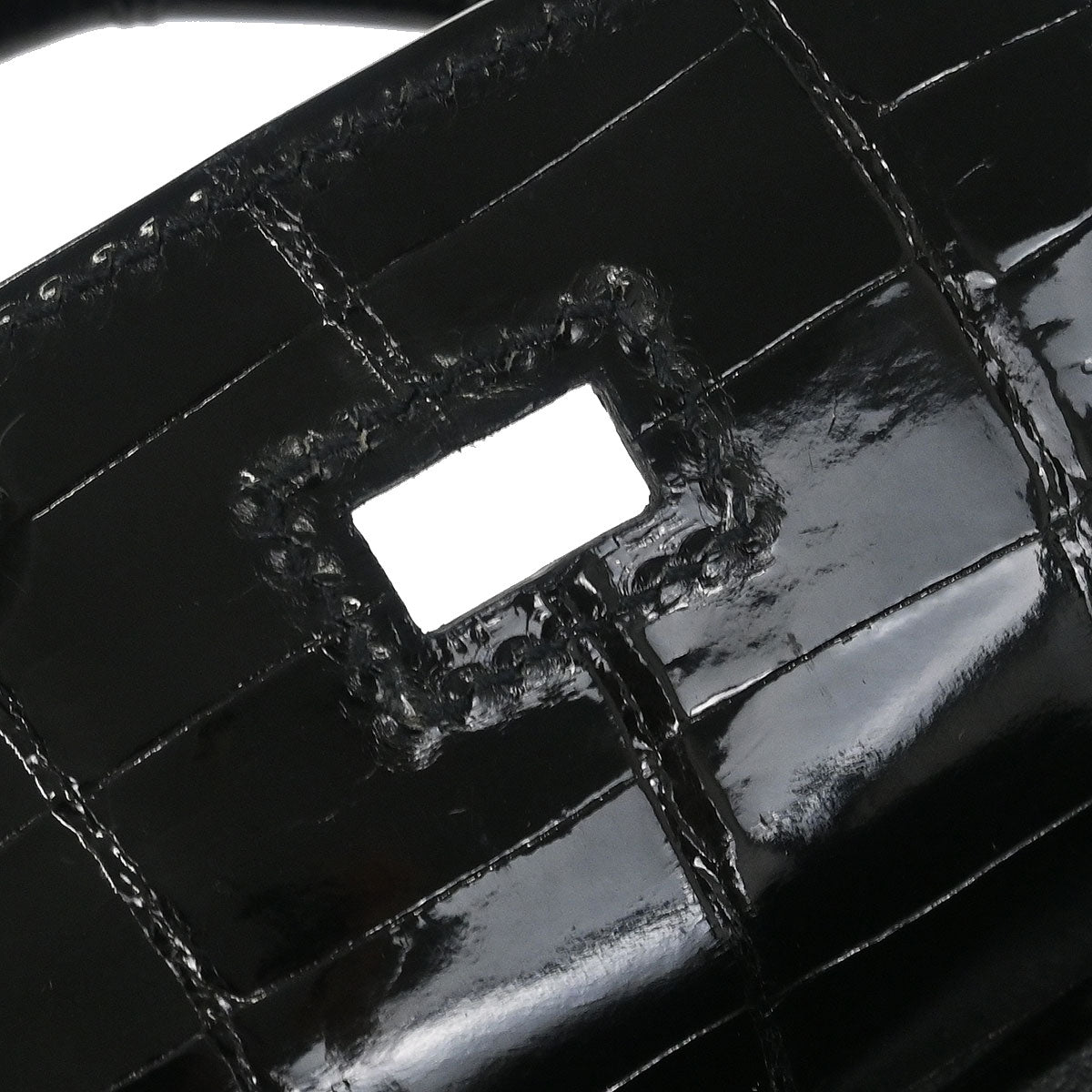 Hermes * Black Niloticus Birkin 30 Handbag