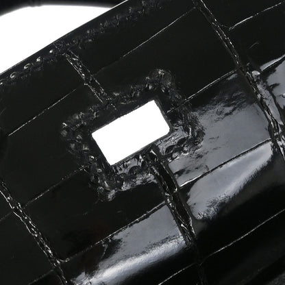 Hermes * Black Niloticus Birkin 30 Handbag