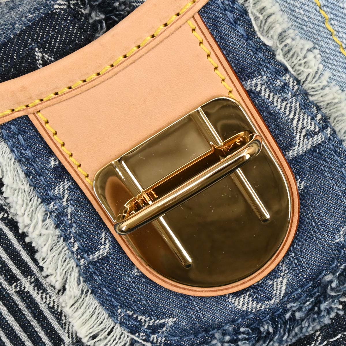 Louis Vuitton Monogram Denim Patchwork Postie 2way Handbag M95374