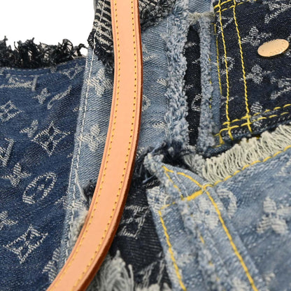 Louis Vuitton Monogram Denim Patchwork Postie 2way Handbag M95374