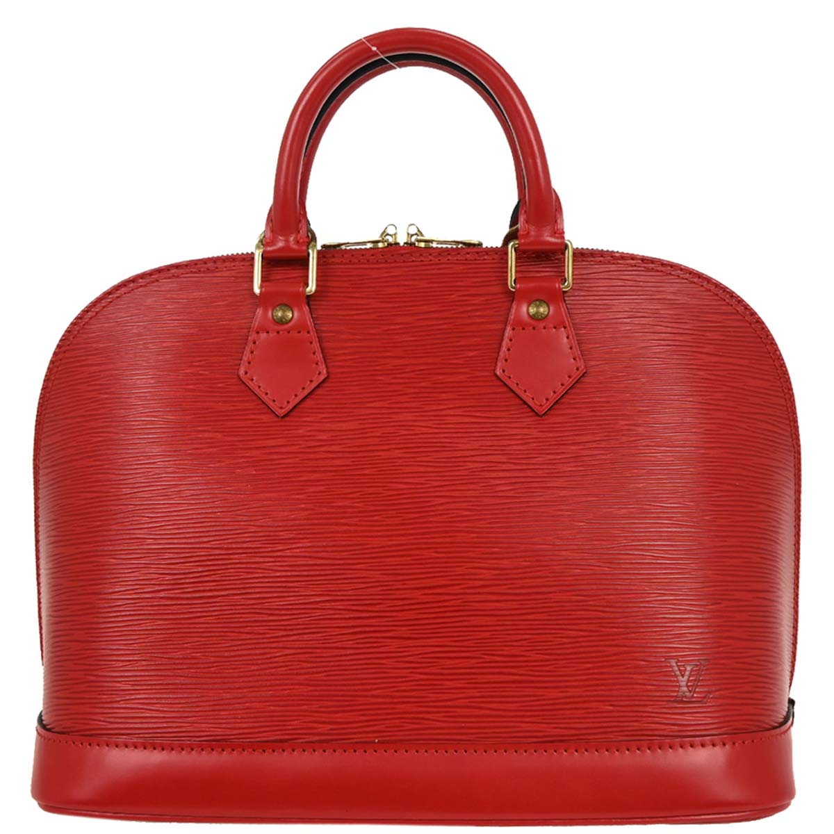 Louis Vuitton Red Epi Alma Handbag M52147