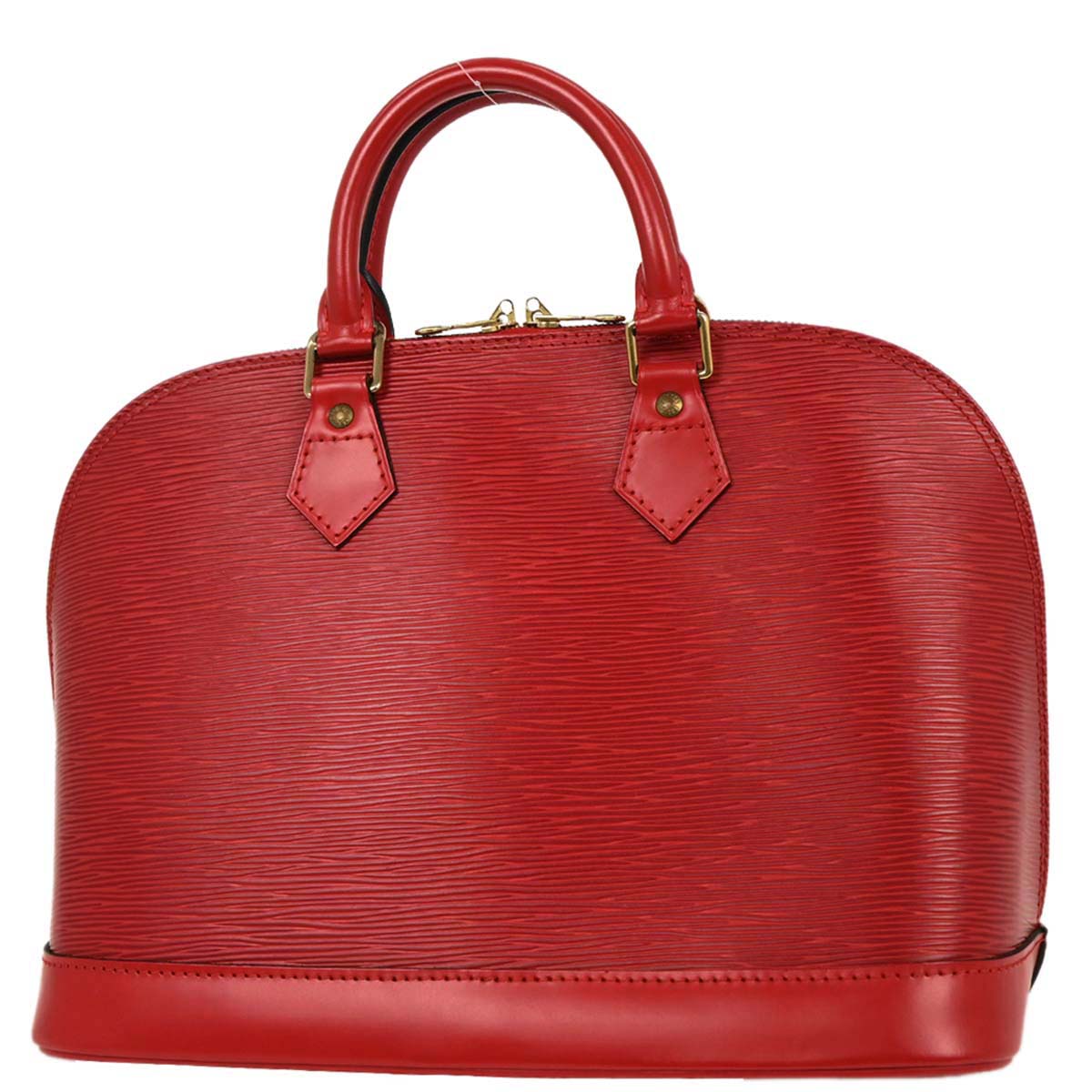 Louis Vuitton Red Epi Alma Handbag M52147