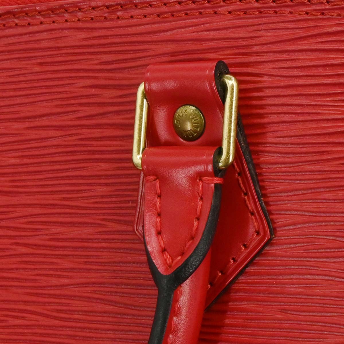 Louis Vuitton Red Epi Alma Handbag M52147