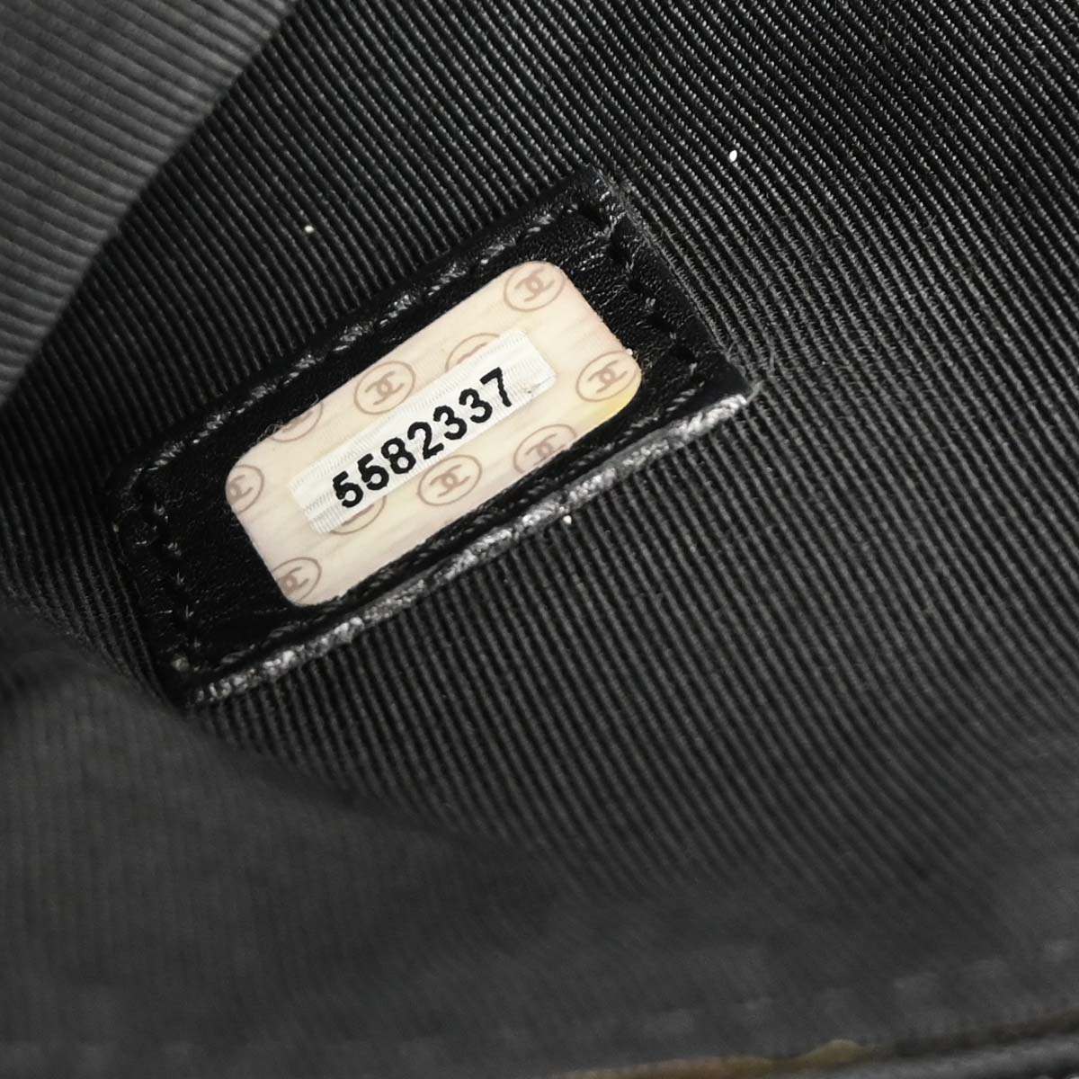 Chanel 1997-1999 Black Lambskin Tote Bag