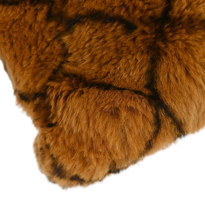 Chanel *2000-2002  Brown Fur Handbag