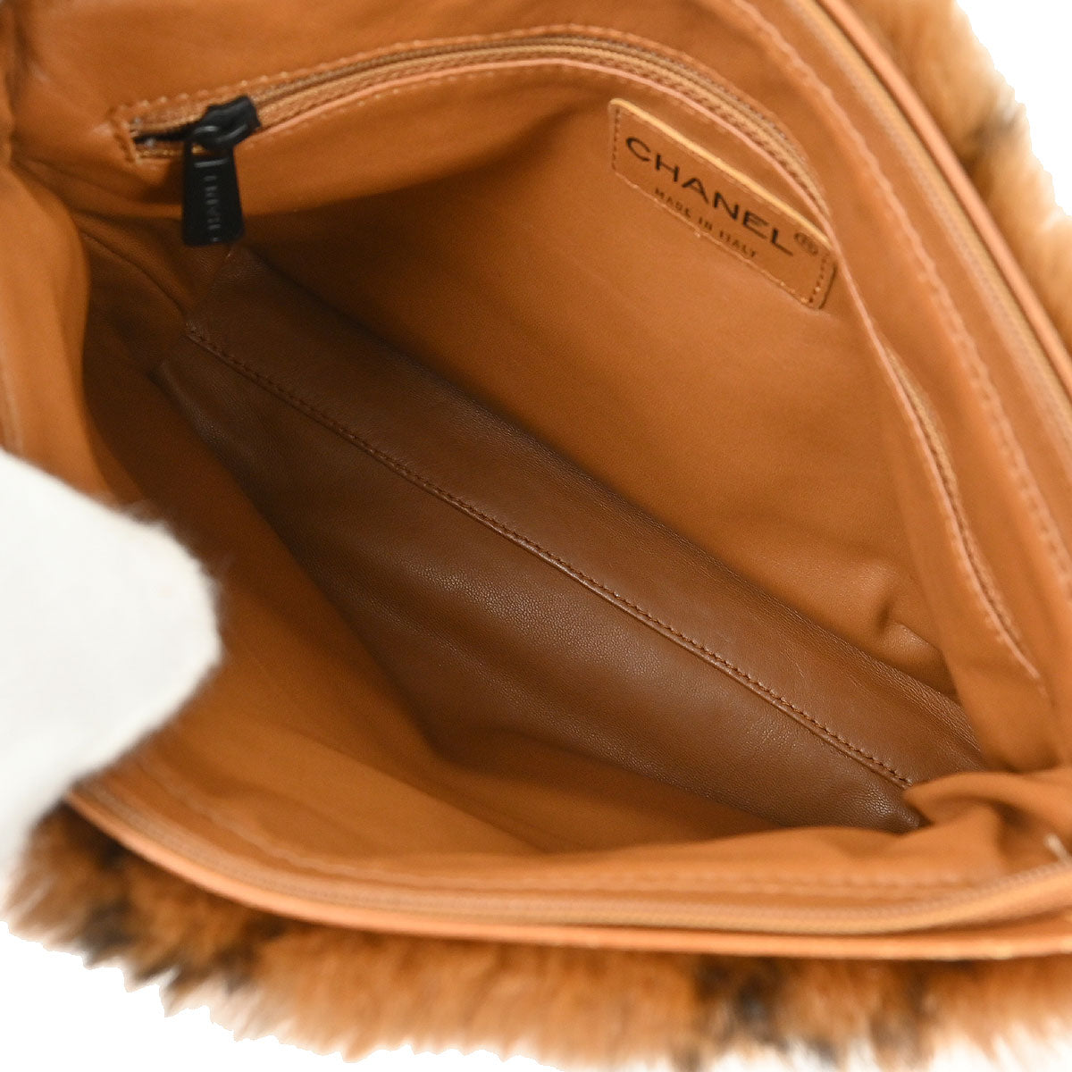 Chanel *2000-2002  Brown Fur Handbag