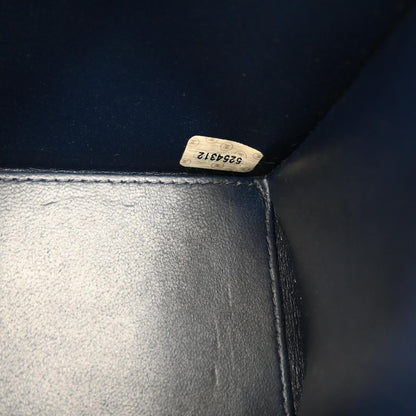 Chanel 1997-1999 Blue Denim Top Handle Handbag