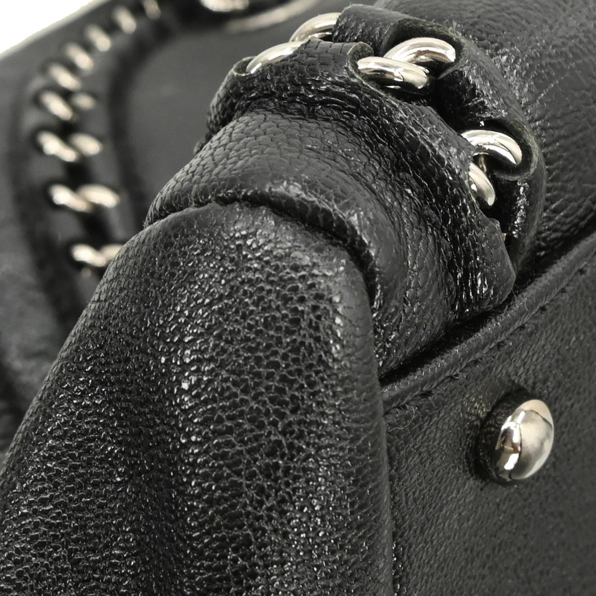 Chanel 2005-2006 Black Calfskin Luxury Line Bowling Bag Handbag