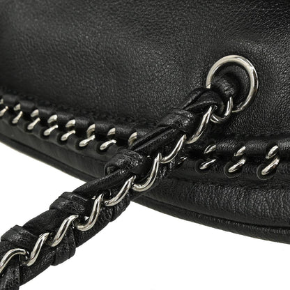Chanel 2005-2006 Black Calfskin Luxury Line Bowling Bag Handbag