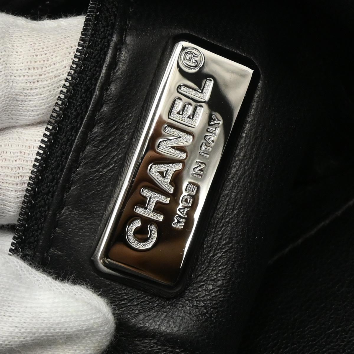 Chanel 2005-2006 Black Calfskin Luxury Line Bowling Bag Handbag