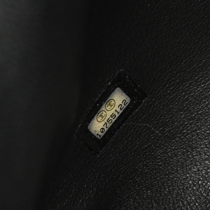 Chanel 2005-2006 Black Calfskin Luxury Line Bowling Bag Handbag