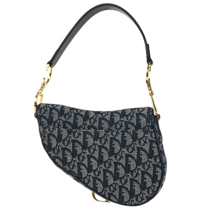Christian Dior * Navy Trotter Saddle Handbag