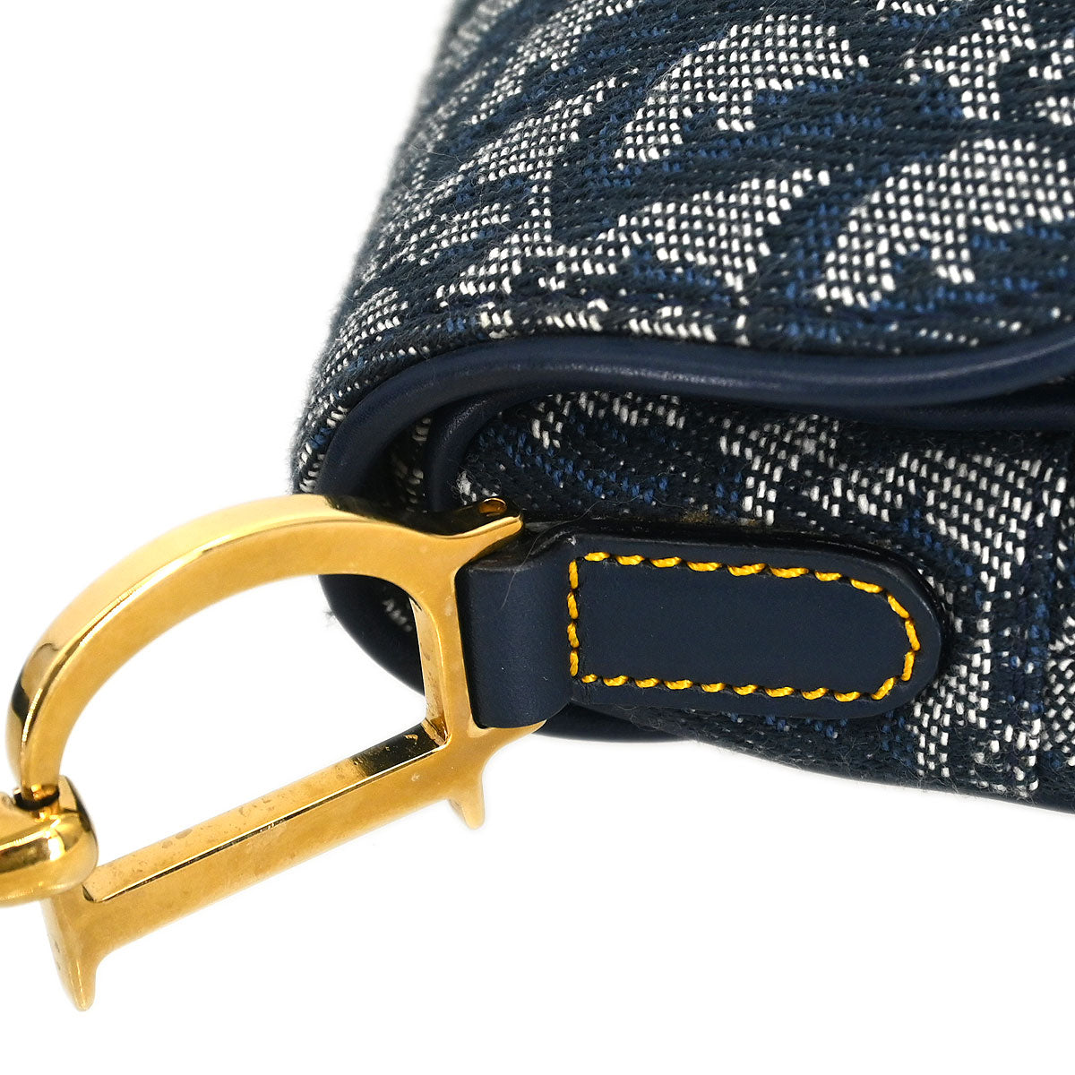 Christian Dior * Navy Trotter Saddle Handbag