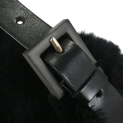 Fendi * Black Fur Baguette Handbag