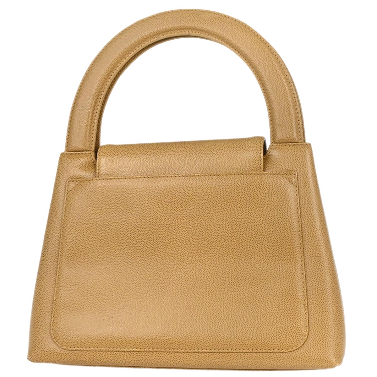 Chanel 1997-1999 Beige Caviar Handbag