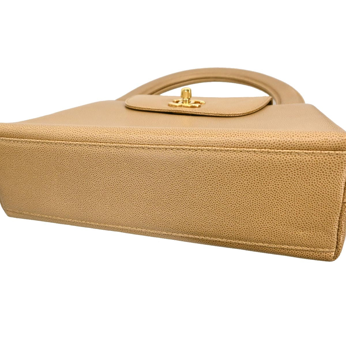 Chanel 1997-1999 Beige Caviar Handbag