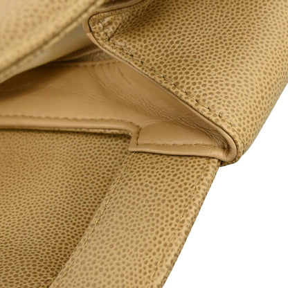Chanel 1997-1999 Beige Caviar Handbag