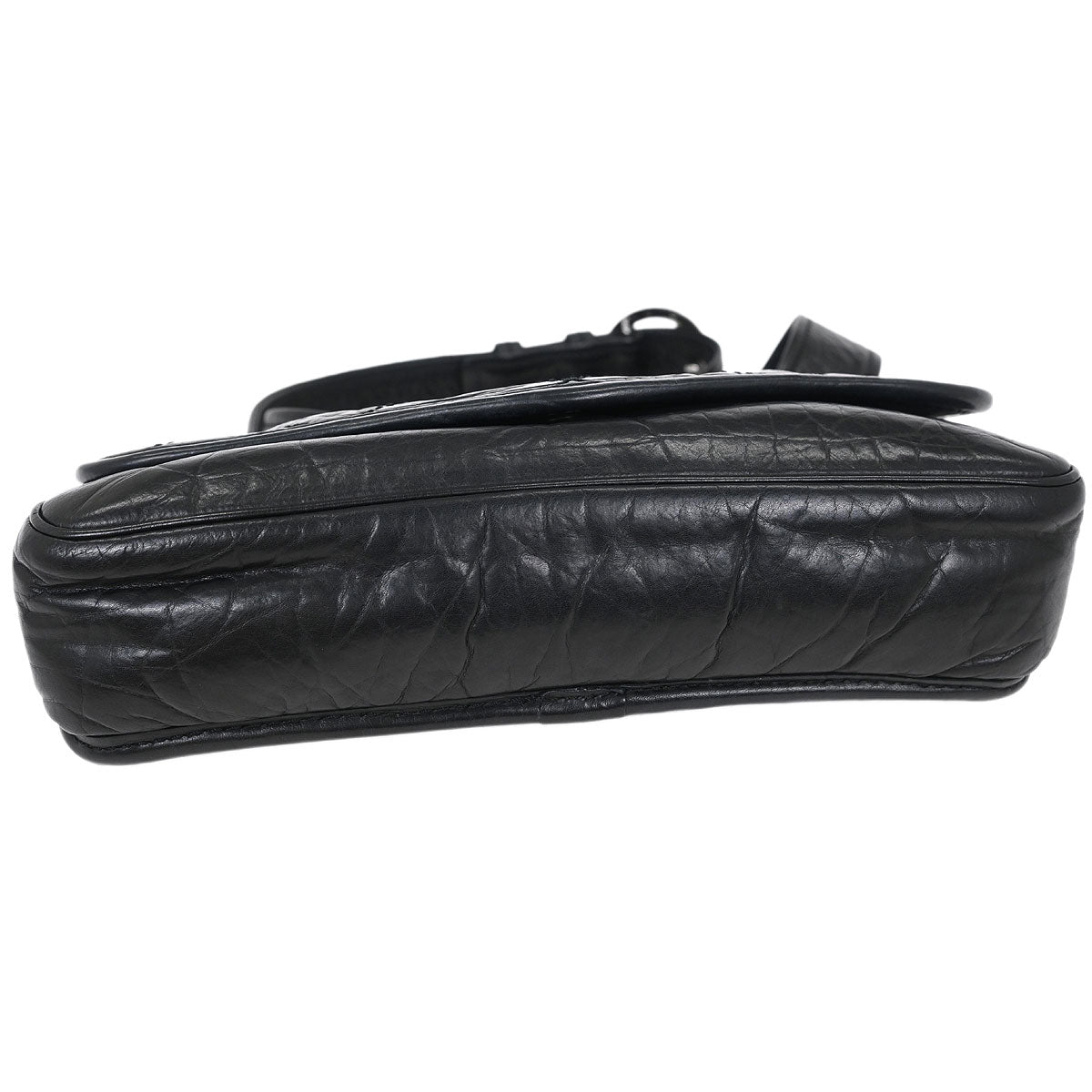 Chanel 2005-2006 Black Calfskin Wild Stitch Bum Bag