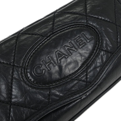 Chanel 2005-2006 Black Calfskin Wild Stitch Bum Bag