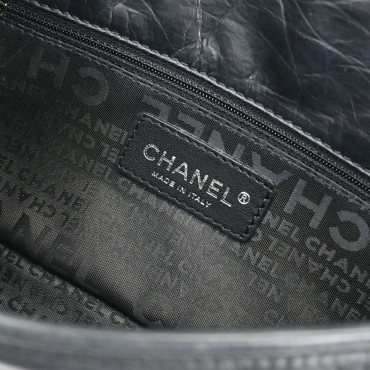Chanel 2005-2006 Black Calfskin Wild Stitch Bum Bag