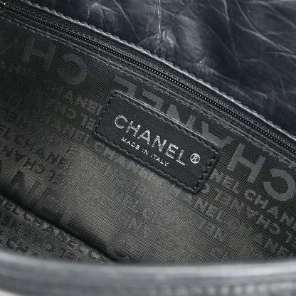 Chanel 2005-2006 Black Calfskin Wild Stitch Bum Bag