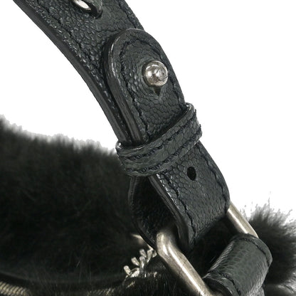 Chanel * 2005-2006 Black Fur Shoulder Bag