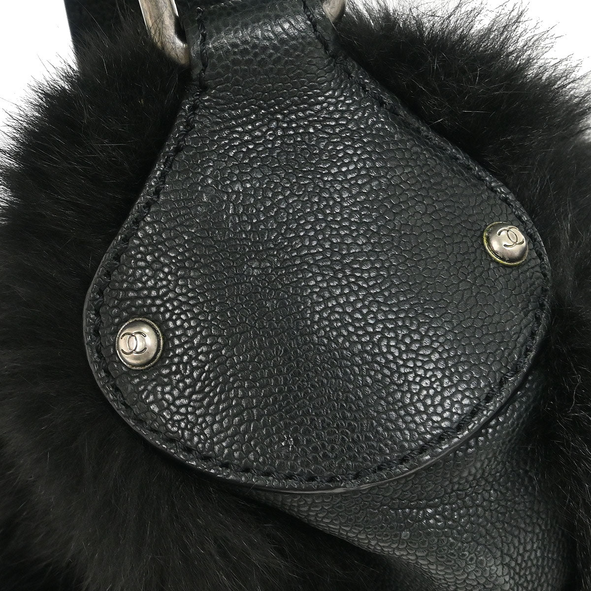Chanel * 2005-2006 Black Fur Shoulder Bag