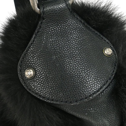 Chanel * 2005-2006 Black Fur Shoulder Bag
