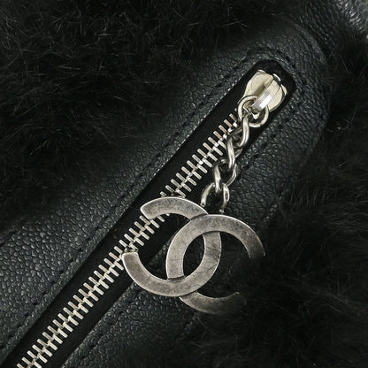 Chanel * 2005-2006 Black Fur Shoulder Bag