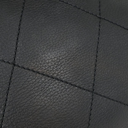 Chanel 2005-2006 Black Calfskin Mademoiselle Lock Wild Stitch Shoulder Bag