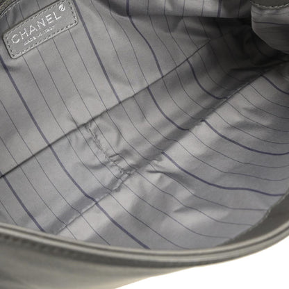 Chanel 2008-2009 Gray Lambskin Handbag