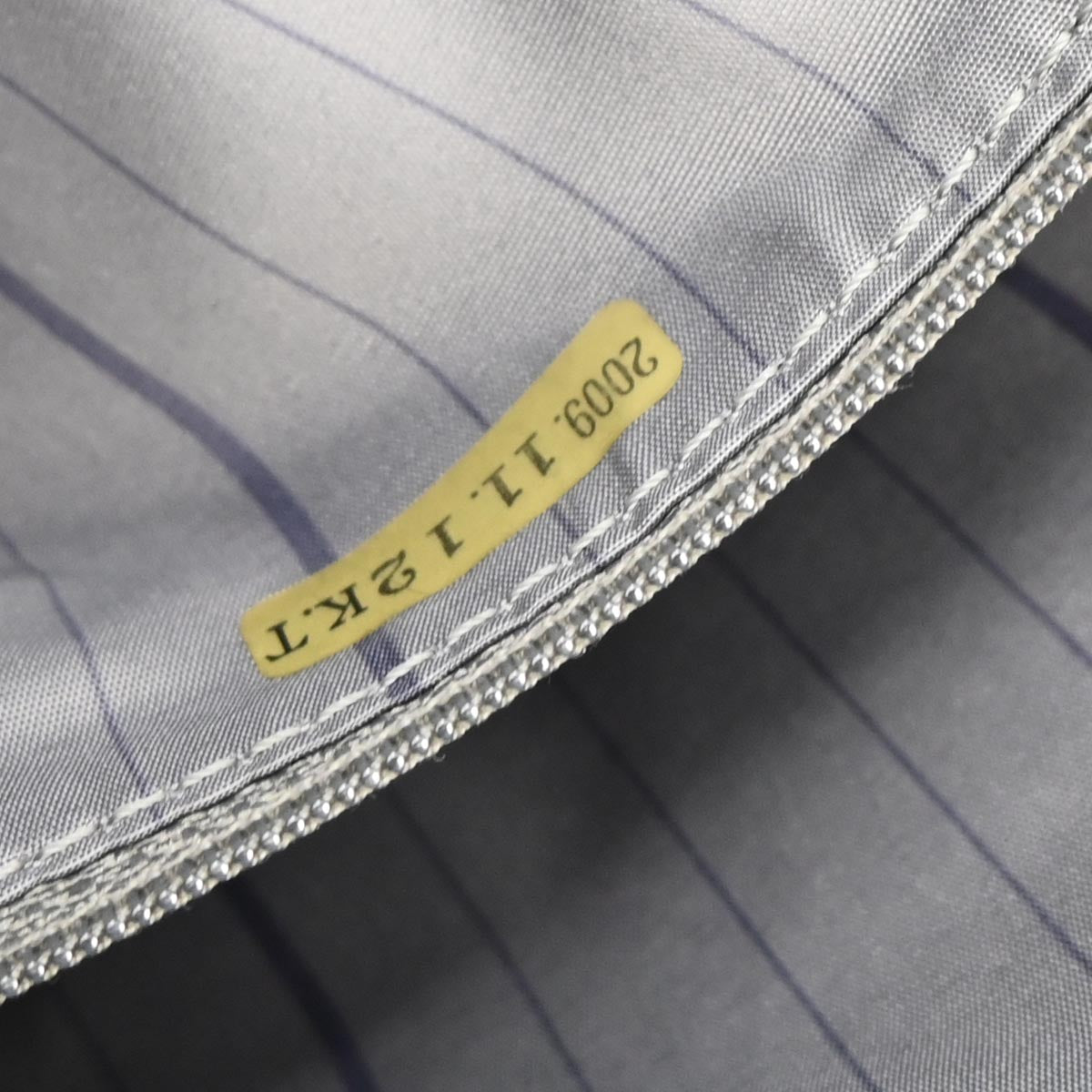 Chanel 2008-2009 Gray Lambskin Handbag